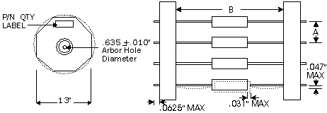 Axial Tape & Reel Diagram